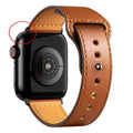 Pulseira de couro p/ iWatch series 3 4 5 6 SE 7 - Loja Marques