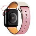 Pulseira de couro p/ iWatch series 3 4 5 6 SE 7 - Loja Marques