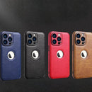 Capinha de couro Ultra-fina c/ proteção da câmera